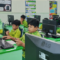 Para siswa  sedang konsentrasi mengerjakan soal Tes Kompetensi Akademik (TKA) mata pelajaran Bahasa Indonesia. Foto Ilustrasi
