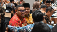 Wakil Bupati Dimas Prasetyahani saat mengikuti Rapat Koordinasi Pengendalian Alih Fungsi Lahan Sawah Provinsi Jawa Tengah di Gumaya Tower Hotel, Kota Semarang, Kamis 4 Juni 2026.