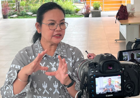 Wali Kota Semarang Agustina Wilujeng usai memberikan sambutan utama (keynote speech) dalam talk show Ruang Nalar (RN Talks) bertajuk “Fakta Komitmen Kuat Pemerintah dalam Memberantas Kasus Korupsi Indonesia”, di Aula Gedung Art Center Universitas Diponegoro, (Undip) Semarang, Jumat 24 Juli 2024 Wali Kota Semarang Agustina Wilujeng usai memberikan sambutan utama (keynote speech) dalam talk show Ruang Nalar (RN Talks) bertajuk “Fakta Komitmen Kuat Pemerintah dalam Memberantas Kasus Korupsi Indonesia”, di Aula Gedung Art Center Universitas Diponegoro, (Undip) Semarang, Jumat 24 Juli 2024