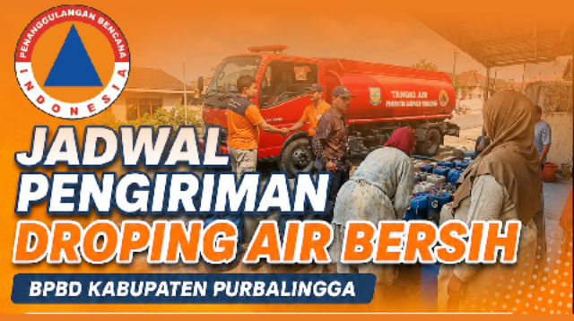 BPBD Purbalingga Salurkan Air Bersih