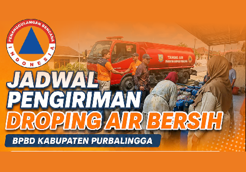 BPBD Purbalingga Salurkan Air Bersih
