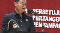Bupati Fahmi saat Rapat Paripurna DPRD, Selasa 14 Juli 2026.