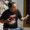 Ketua Katasapa Purbalingga, Agustav Triono saat membaca puisi di Sanggar Budidoyo, Kembaran Kulon, Purbalingga dalam acara Juguran Sastra: Membaca Puisi Indonesia guna merayakan Hari Puisi Indonesia, Minggu malam 26 Juli 2026. Ketua Katasapa Purbalingga, Agustav Triono saat membaca puisi di Sanggar Budidoyo, Kembaran Kulon, Purbalingga dalam acara Juguran Sastra: Membaca Puisi Indonesia guna merayakan Hari Puisi Indonesia, Minggu malam 26 Juli 2026.