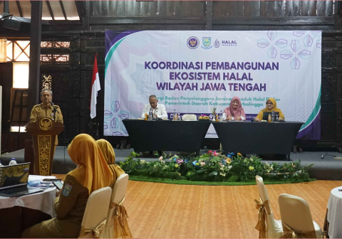 Asisten Perekonomian dan Pembangunan Sekda Purbalingga, Mukodam, mewakili Bupati Purbalingga, menyatakan dukungan penuh atas pelaksanaan program pembangunan ekosistem halal wilayah Jawa Tengah di Kabupaten Purbalingga oleh Badan Penyelenggara Jaminan Produk Halal (BPJPH) Asisten Perekonomian dan Pembangunan Sekda Purbalingga, Mukodam, mewakili Bupati Purbalingga, menyatakan dukungan penuh atas pelaksanaan program pembangunan ekosistem halal wilayah Jawa Tengah di Kabupaten Purbalingga oleh Badan Penyelenggara Jaminan Produk Halal (BPJPH)