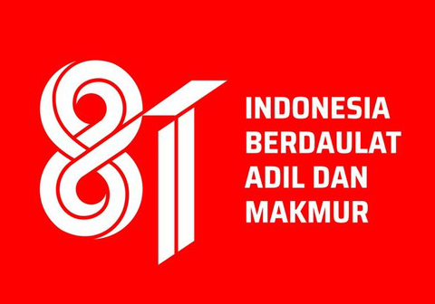 Logo peringatan Hari Ulang Tahun ke-81 Kemerdekaan Republik Indonesia tahun 2026.
