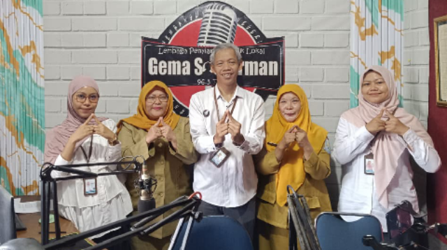 Kepala BPS Kabupaten Purbalingga, Slamet Romelan, usai menjadi narasumber program Dinkominfo Menyapa pada LPPL Radio Gema Soedirman, Selasa 7 Juli 2026
