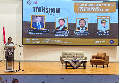 Wali Kota Semarang Agustina Wilujeng saat menjadi keynote speech dalam talk show Ruang Nalar (RN Talks)