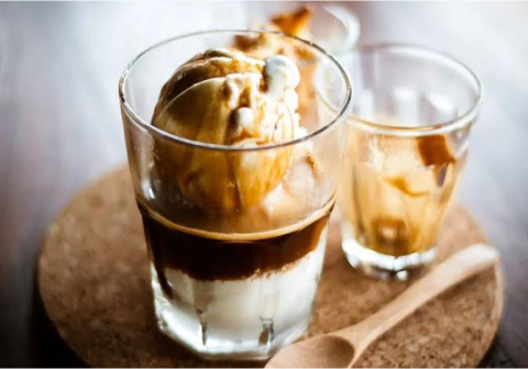 Affogato Kopi Es Krim Vanila Affogato Kopi Es Krim Vanila