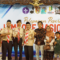 Aimar Nashif Din Faizi berfoto Bersama Ka Kwarcab Purbalingga Kak Tri Gunawan Setyadi usai pelepasan Kontingen Jambore Nasional (Jamnas) XII Tahun 2026 Kwarcab Kabupaten Purbalingga di Pendopo Dipokusumo, Senin 10 Agustus 2026.