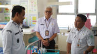 Bupati Purbalingga Fahmi Muhammad Hanif meresmikan gedung rawat inap serta PONED Puskesmas Serayu Larangan, Kecamatan Mrebet, Rabu 12 Agustus 2026