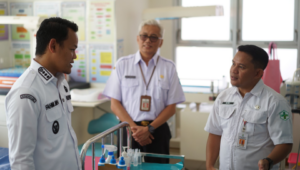 Bupati Purbalingga Fahmi Muhammad Hanif meresmikan gedung rawat inap serta PONED Puskesmas Serayu Larangan, Kecamatan Mrebet, Rabu 12 Agustus 2026