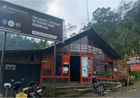 Jalur pendakian via Guci di Kabupaten Tegal