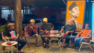 Komunitas Historia Perwira Purbalingga menyelenggarakan bedah buku di Kedai Pojok Taman Kota pada Jumat Malam, 21 Agustus 2026.