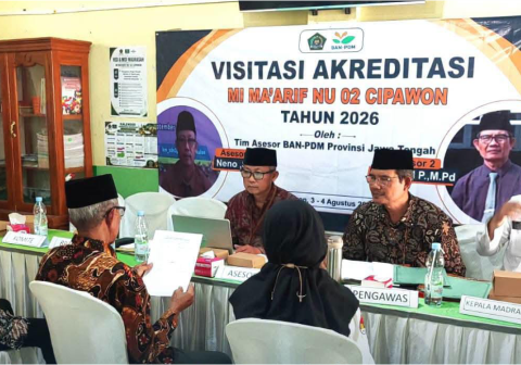 MI Ma'arif NU 02 Cipawon Jalani Akreditasi Ulang