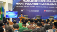 pelatihan manajemen perubahan bagi 96 mudir pesantren Muhammadiyah se-Indonesia di Kampus 1 UMP pada tanggal 19 hingga 22 Agustus 2026.