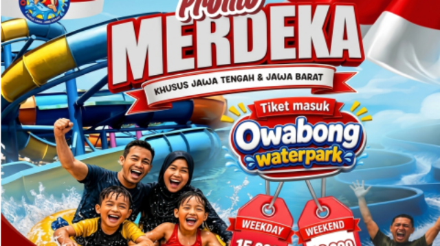 OwabonOwabong Waterpark Purbalingga Gelar Promo Merdeka untuk Wisatawan Jawa Tengah dan Jawa Baratg Waterpark Purbalingga Gelar Promo Merdeka untuk Wisatawan Jawa Tengah dan Jawa Barat Owabong Waterpark Purbalingga Gelar Promo Merdeka untuk Wisatawan Jawa Tengah dan Jawa Barat