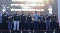 Acara kenal pamit pimpinan Kapolres Purbalingga di Purbasari Pancuranmas, Jumat 31 Juli 2026.