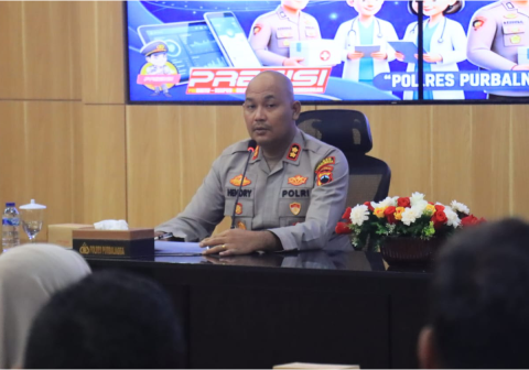 Kapolres Purbalingga AKBP Hendry Susanto Sianipar memimpin rapat koordinasi lintas instansi terkait penanganan kasus Congenital Talipes Equinovarus (CTEV) atau kaki pengkor, di Aula Wicaksana Laghawa Mapolres Purbalingga, Rabu 19 Agustus 2026