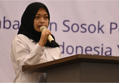Koordinator Wilayah SPPI (Sarjana Penggerak Pembangunan Indonesia) Kabupaten Purbalingga Mei Sandra