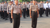 Polres Purbalingga melaksanakan upacara laporan kenaikan pangkat pengabdian bertempat halaman Mapolres Purbalingga, Kamis 6 Agustus 2026 pagi.