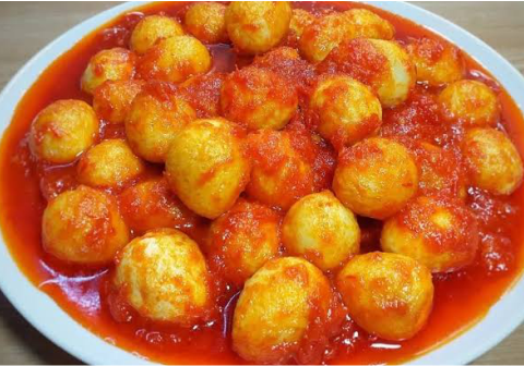 Telur Balado Bumbu Merah