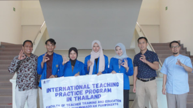 FKIP UMP menerjunkan Mahasiswa UMP Mengajar di Thailand melalui program praktik internasional.