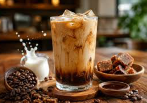 Es Kopi Susu Gula Aren Segar Es Kopi Susu Gula Aren Segar