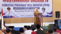 Bupati Kebumen Lilis Nuryani membuka Musda IV PPDI Kabupaten Kebumen di Mexolie Hotel Kebumen, Sabtu 12 September 2026