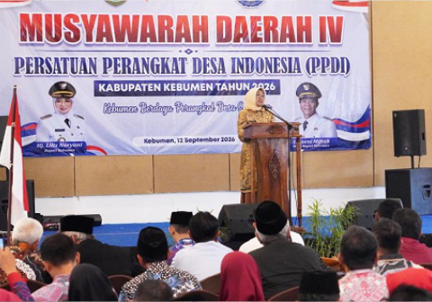 Bupati Kebumen Lilis Nuryani membuka Musda IV PPDI Kabupaten Kebumen di Mexolie Hotel Kebumen, Sabtu 12 September 2026 Bupati Kebumen Lilis Nuryani membuka Musda IV PPDI Kabupaten Kebumen di Mexolie Hotel Kebumen, Sabtu 12 September 2026