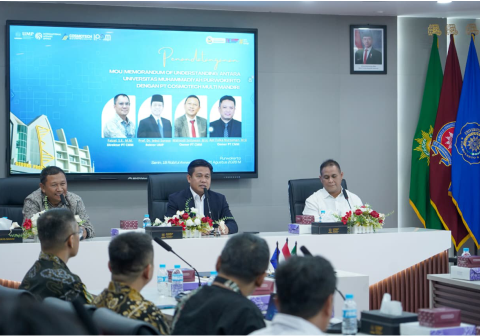 UMP resmi menjalin kerja sama strategis dengan PT Cosmotech guna mempercepat proses hilirisasi riset inovasi kampus menuju skala industri.