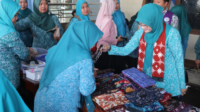 Ketua Tim Penggerak PKK Provinsi Jawa Tengah, Nawal Arafah Yasin saat kunjungan di Desa Tlahab Kidul, Kecamatan Karangreja, Kabupaten Purbalingga, Kamis 10 September 2026.