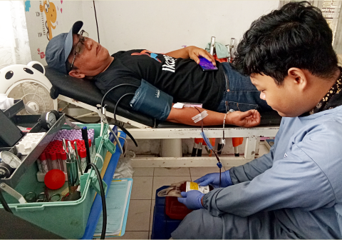 IKAPERO dan PMI menggelar aksi donor darah serta cek kesehatan gratis untuk memperingati Hari Palang Merah Indonesia 2026 di Purbalingga.