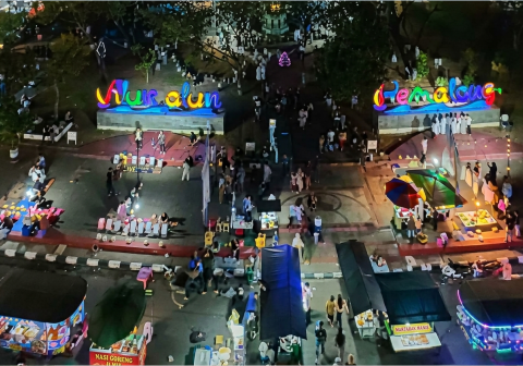 Alun-alun Kabupaten Pemalang. Sumber Foto: Erry Andini_tabloidelemen.com