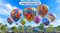 Owabong Waterpark menggelar pertunjukan Balon Udara Owabong Purbalingga pada Minggu 25 Oktober 2026 dengan promo tiket masuk super hemat Rp10.000