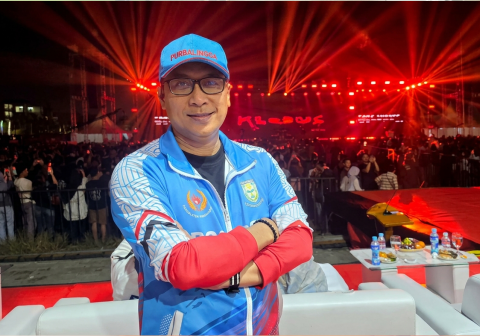 Ketua Umum Komite Olahraga Nasional Indonesia (KONI) Kabupaten Purbalingga R Budi Setiawan