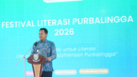 Bupati Purbalingga Fahmi Muhammad Hanif resmi membuka Festival Literasi Purbalingga 2026. Kegiatan berlangsung selama 8–10 Oktober 2026 dengan mengusung tema “Kolaborasi Untuk Literasi, Literasi untuk Kesejahteraan Purbalingga”.