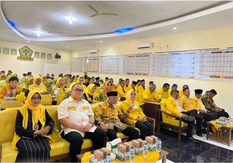 Golkar Purbalingga siap mengawal kepemimpinan Bupati Fahmi Muhammad Hanif hingga 2029 sekaligus menginstruksikan kader turun menyerap aspirasi rakyat.