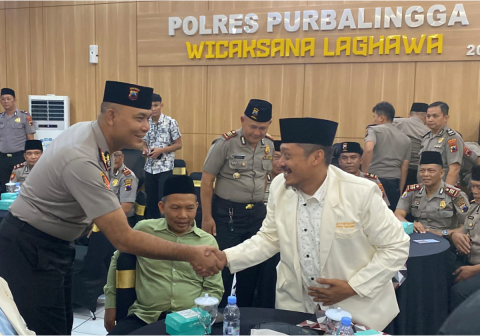 Kapolres Purbalingga menggalang sinergi bersama Dai Kamtibmas dan FKUB untuk mengamankan Pilkades serentak di 184 desa agar kondisi wilayah tetap kondusif.