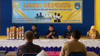 Musyawarah Guru Mata Pelajaran (MGMP) SMP Purbalingga menggelar Lomba Bulan Bahasa SMP Purbalingga 2026 cabang berpidato dan baca puisi