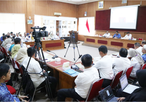 Pemkab Purbalingga memaparkan berbagai capaian dan inovasi pengarusutamaan gender di hadapan KemenPPPA dalam evaluasi Anugerah Prahita Ekapraya 2026.