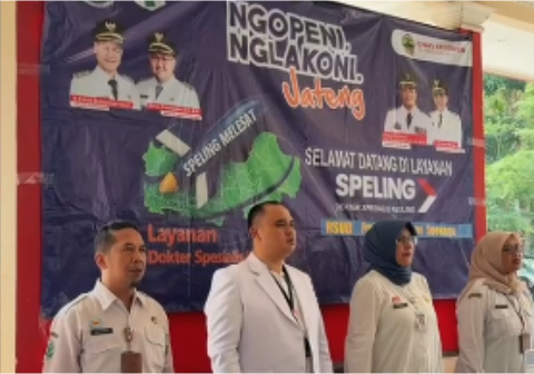 UPTD Puskesmas Kejobong menghadirkan Layanan SPELING MELESAT untuk mendekatkan akses dokter spesialis bagi warga desa secara gratis.