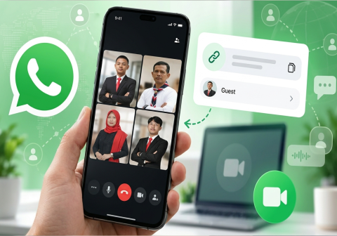 WhatsApp meluncurkan fitur baru guest calling yang memungkinkan pengguna mengikuti panggilan suara dan video tanpa akun melalui peramban komputer.