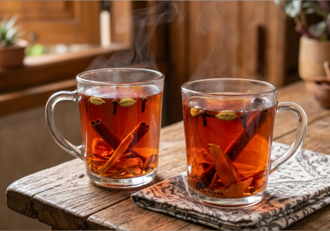 Wedang Secang. Foto: Gemini AI_Yoga Tri Cahyono_tabloidelemen.com