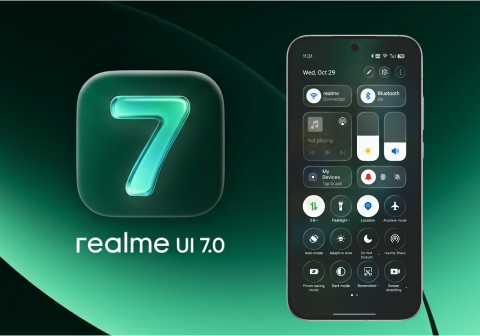 Tampilan visual realme UI 7.0 menghadirkan Light Glass Design dan Transparent View yang premium, lapang, serta memberikan pengalaman antarmuka tiga dimensi.